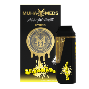 Muha Meds Lemonado 1g hybrid vape pen with lemon and herbal flavour – Australia