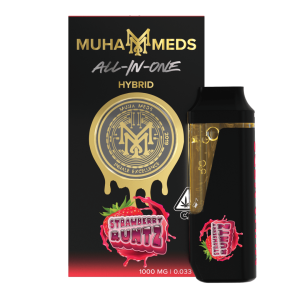 Muha Meds Strawberry Runtz hybrid all-in-one vape pen 1000mg Australia