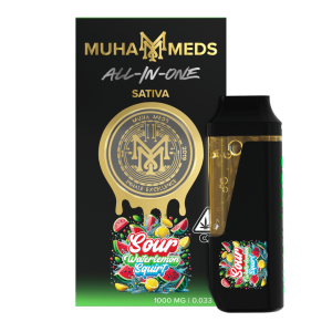 Muha Meds Sour Waterlemon Squirt THC vape Australia – Sativa
