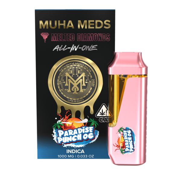 MUHA MEDS PARADISE PUNCH OG | INDICA 1g MELTED DIAMONDS VAPE PEN