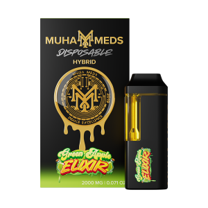 Muha Meds Green Apple Elixir hybrid vape Australia