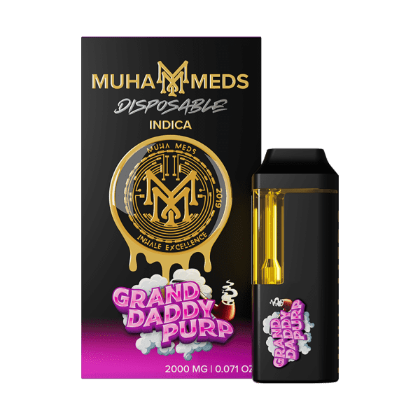 Muha Meds Grand Daddy Purp THC vape 2g – Australia