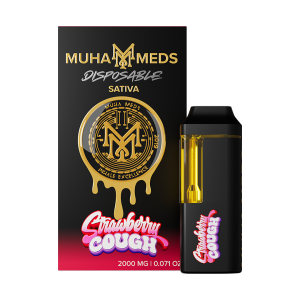 Muha Meds Strawberry Cough THC vape 2g – Australia