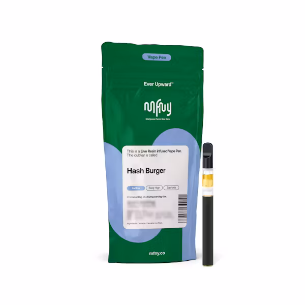 MFNY Hash Burger Live Resin Vape 510 Cartridge Two-Fer