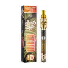 Sweet Lyfe Sunset Sherbert Disposable Vape Pen 2.5ml Hybrid – Available in Australia
