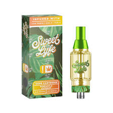 Sweet Lyfe Sunset Sherbert 2.5 mL Hybrid THC Vape Cartridge – Live Resin, THC-A, THC-P – Australia