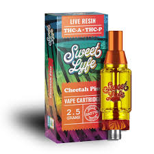 Sweet Lyfe Cheetah Piss vape cartridge 2.5ml Live Resin THC-A THC-P Sativa – Australia