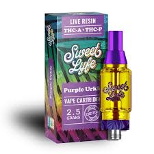 Sweet Lyfe Purple Urkle Vape Cartridge 2.5ml – Live Resin THC-A THC-P – Indica – Australia