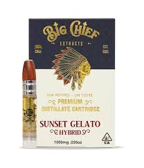 Big Chief Gelato THC vape cartridge 1g – Australia