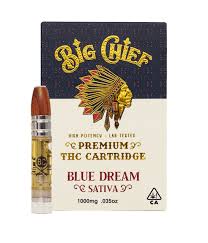 Big Chief Blue Dream THC vape cartridge 1g – Australia