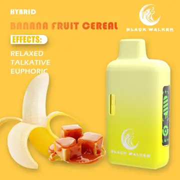 Banana Fruit Cereal THC vape available to buy online in Australia, featuring sweet banana and cereal flavors with uplifting effects.