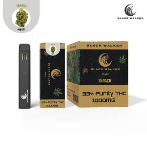 Buy Black Walker OG Kush Hi-Pro 1000mg 10 Pack Online Australia Black Walker OG Kush Hi-Pro 1000mg vape 10 pack available to buy online in Australia, featuring classic earthy and pine flavours with strong relaxing effects.