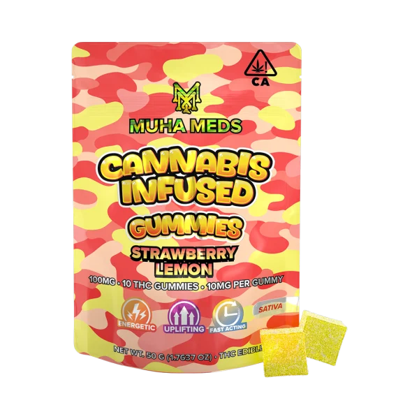 Muha Meds Strawberry Lemon Gummies