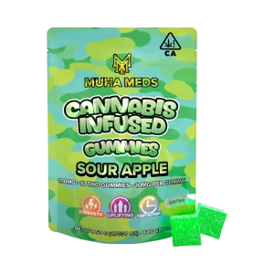 Muha Meds Sour Apple Gummies