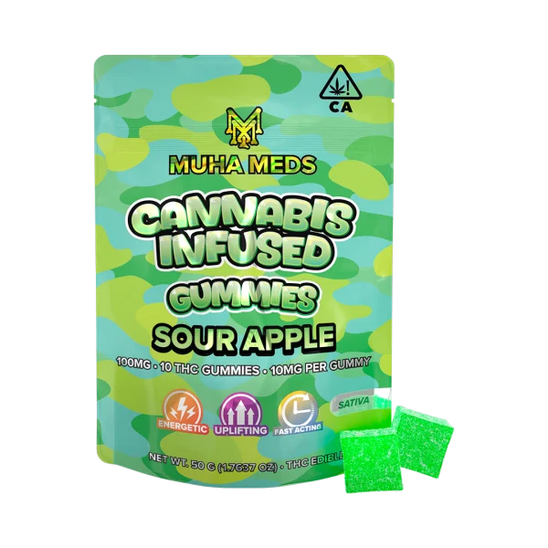 Muha Meds Sour Apple Gummies