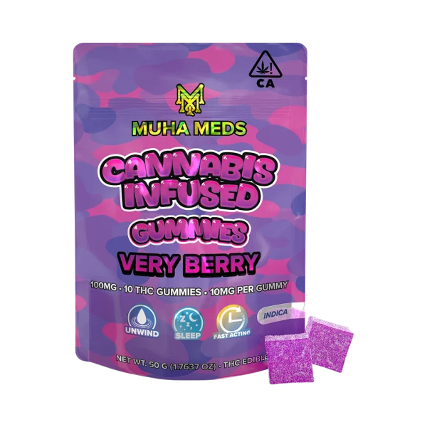 Muha Meds Very Berry Gummies
